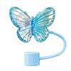 1Pc Laser Butterfly Straw Plug Dust Cap For 30/40Oz Tumbler Reusable 10Mm Sippy Cover Water Cup Straw Sleeve Accessories