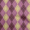 oneOone Cotton Flex Dark Rose Brown Fabric Argyle Quilting Supplies Print Sewing Fabric By The Yard 40 Inch