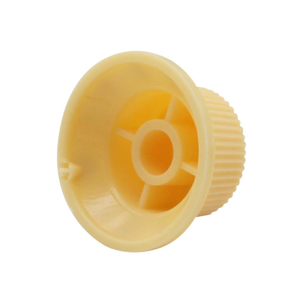FLEOR Cream Plastic Single Coil Pickup Covers 2T1V Tone Volume Control Knobs Switch Tip Bar Tip Set 52/52/52mm