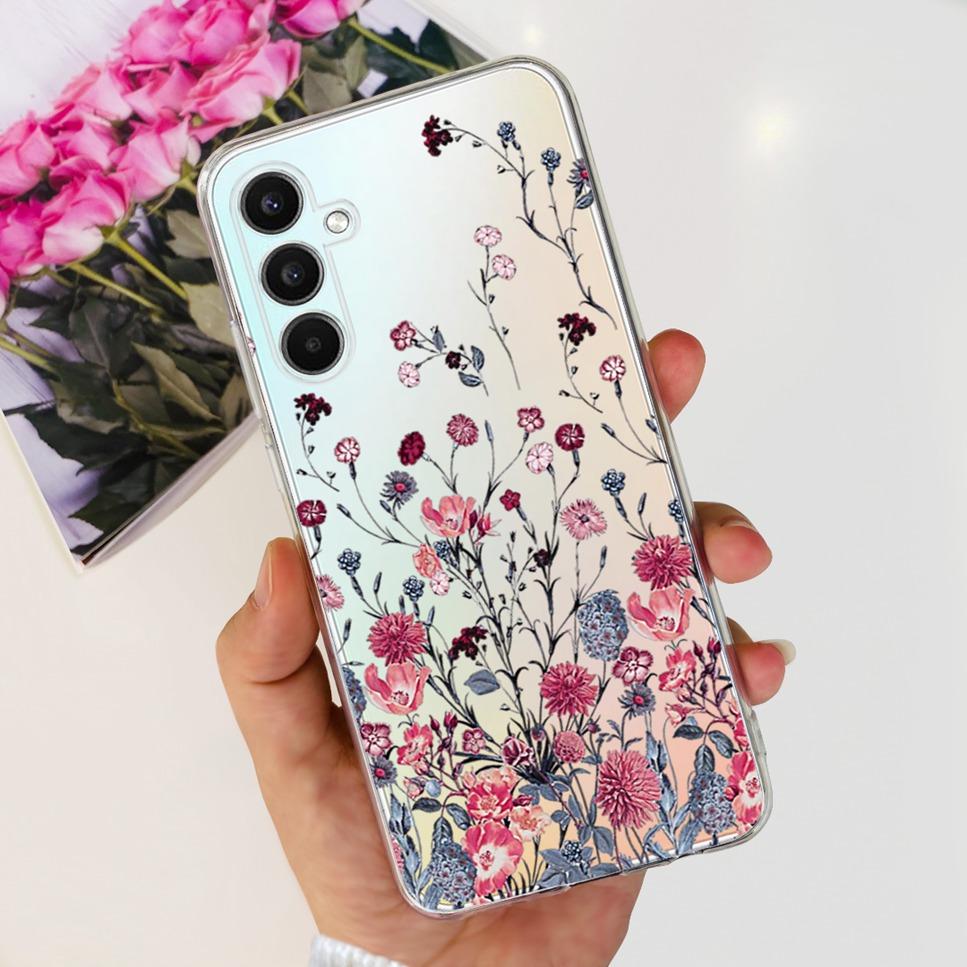 Case For Samsung Galaxy A34 5G 6.6"Cute Cat Astronaut Soft Silicone TPU Cover For Samsung A34 A34 5G Shockproof Phone Case Funda