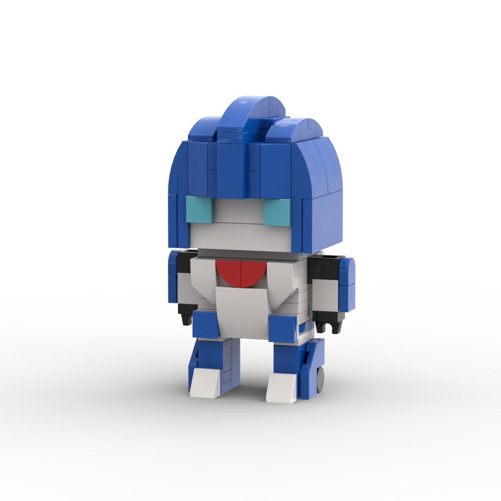 *Transform Auto Robot Brickheadz * Star Scream Jazz Prime DIY Enlighten MOC Block Brick set,Compatible With