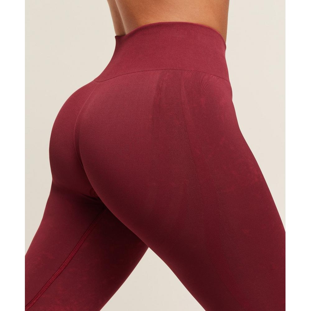 Gymshark Everyday Seamless Washed Legging 2.0 Red Wash B6b8x Rccj