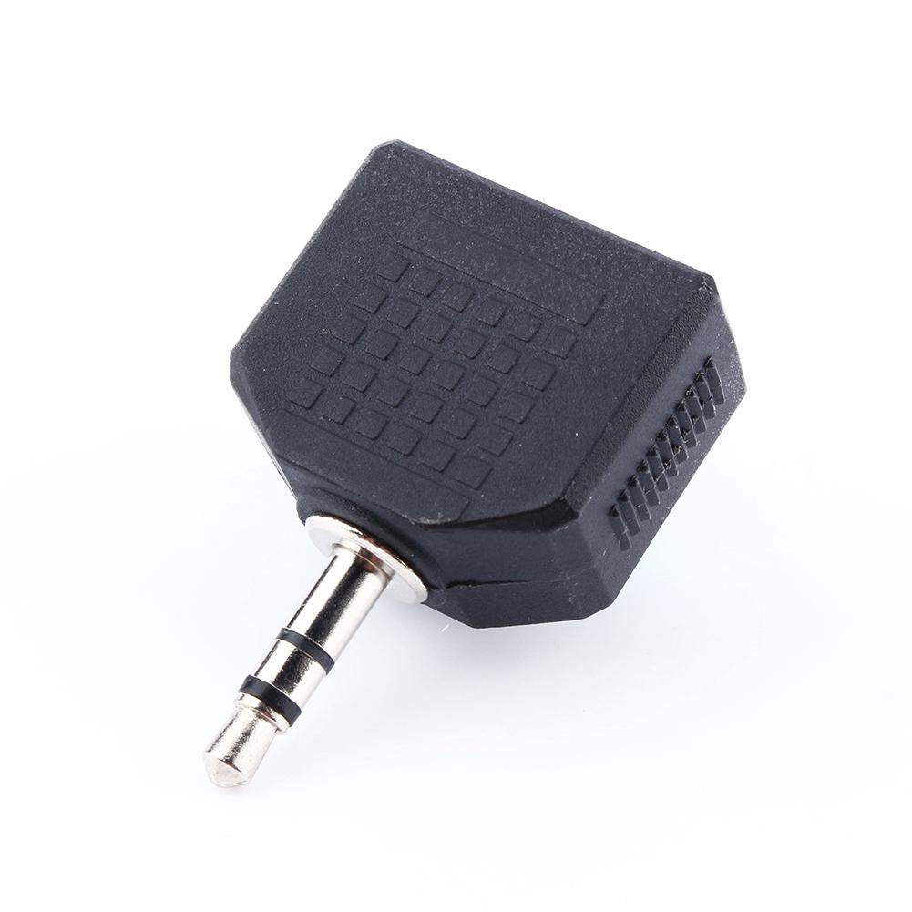New 1X3.5mm Audio Plug Headphone Earphone 1 To 2 Earbuds Double Adapter Splitter