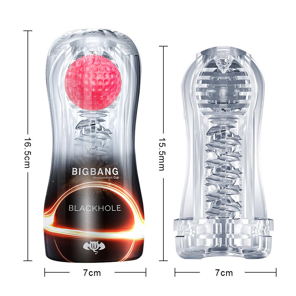 Male Masturbation Cup Masturbatings Sex Trainer Glans Ball Stimulator Vacuum Sex Cup Transparent Sex Toys for Men Soft Pussy