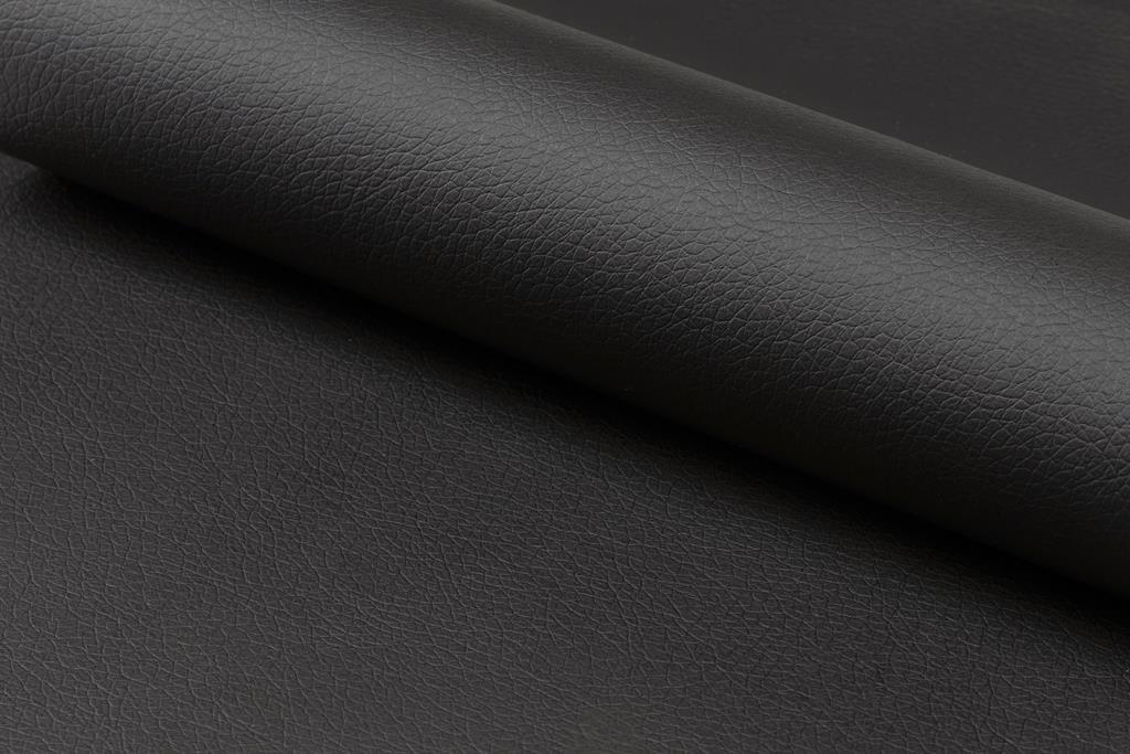 BAR STOOL WITH BACKREST Tina Low BLACK Metal PU LEATHER