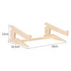 Support d'ordinateur portable en bois Bureau-genoux assemblé Élévateur pour ordinateur portable Support de refroidissement en bois Base de support renforcée