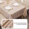 Nordic Style Grid Printed Household Waterproof Oil-proof Dining Table Cloth Table Cover Party Decoration Rectangle Table Cloth