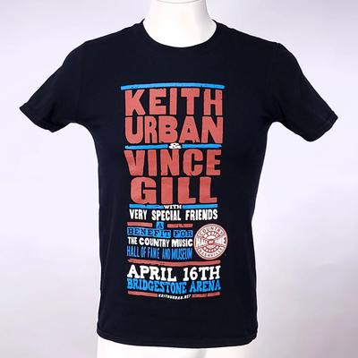 Keith Urban, Vince Gill, Benefiz-T-Shirt der Country Music Hall of Fame