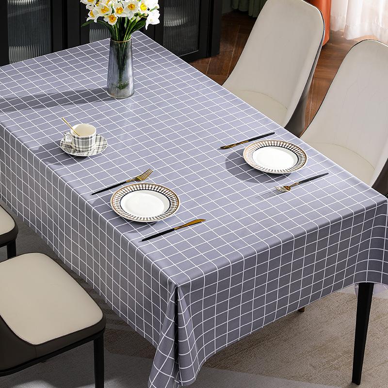 

Водонепроникна та жиростійка скатертина з ПВХ Ins Tea Rectangular Minimalist Floral Tablecloth 120*170cm