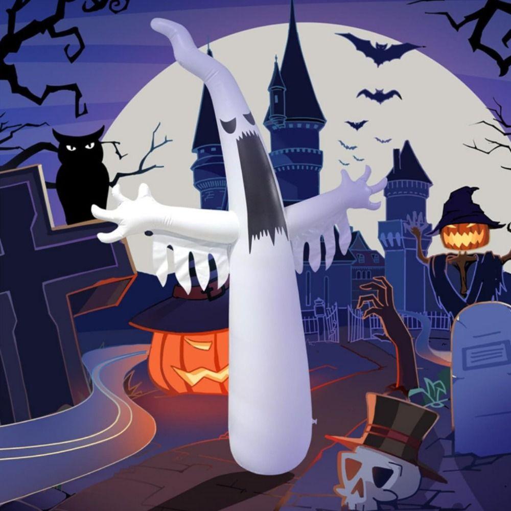 

LED Lights Halloween Inflatables Decorations PVC Glowing Ghost Lighted Ghosts Garden