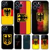 German Federal Eagle Phone Case, Black Red Gold Flag Designfor iPhone 17 16 15 14 13 12 11 Series Pro Max Plus