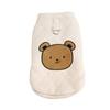 Winter Warm Dog Coat Soft Thick Cotton Dog Jacket for Small Medium Dogs Cute Bear Pattern Puppy Vest Yorkie Chihuahua Clothing