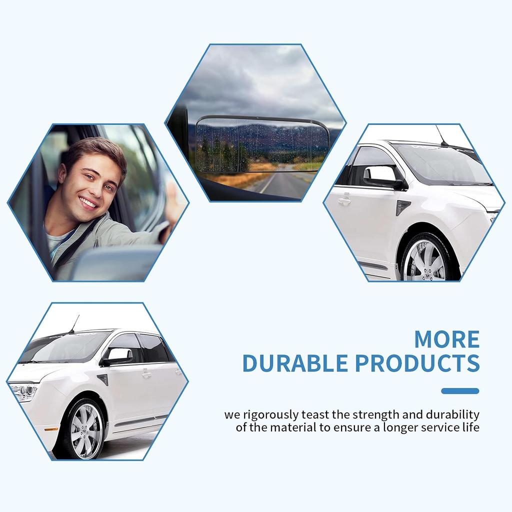 ECCPP Passenger Side Exterior Mirror Glasses, Right Side Rear View Mirror Glass Heated Door Mirror Glass Replacement fit for 2007 2008 2009 2010 2011