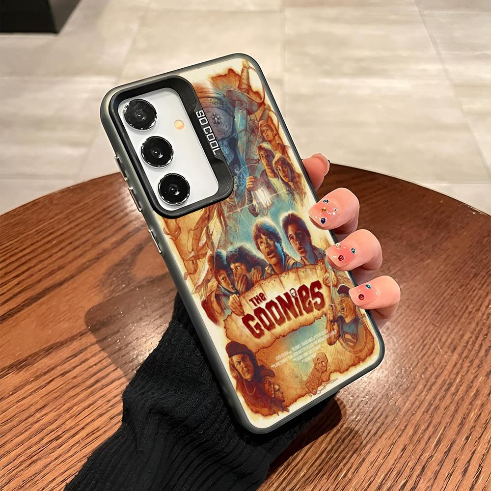 The Goonies Phone Case For Samsung Galaxy S24 S23 S22 S21 S20 Note20 Ultra Plus Fe colored silver Cover