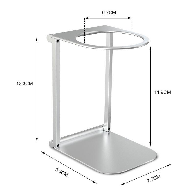Foldable Aluminum Alloy Lightweight Coffee Maker Stand for Outdoor Use