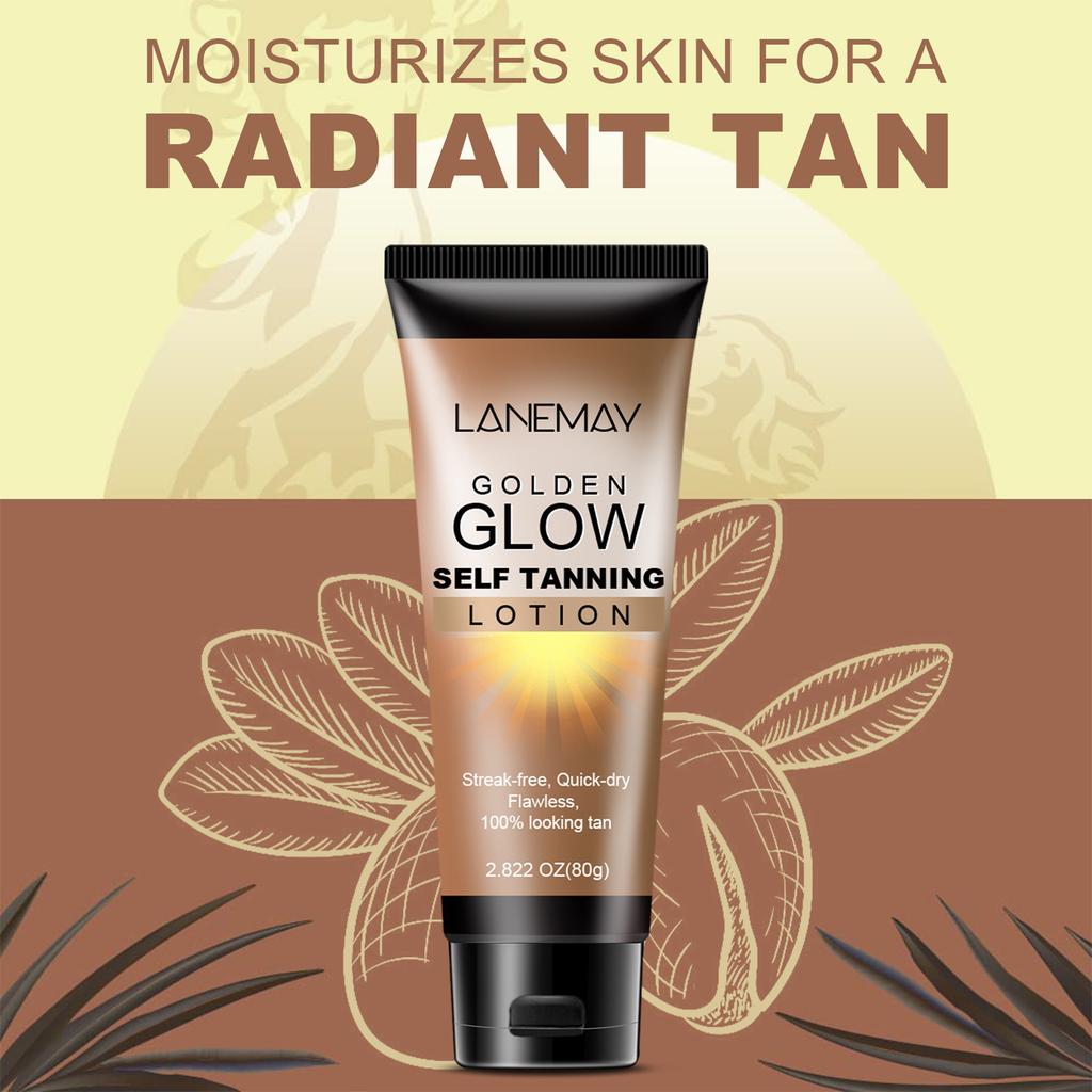 Sunless Tanner - Bronzer Buildable Light, Medium or Dark Tan, Instant Body Bronzer & Gradual Sun-kissed Glow