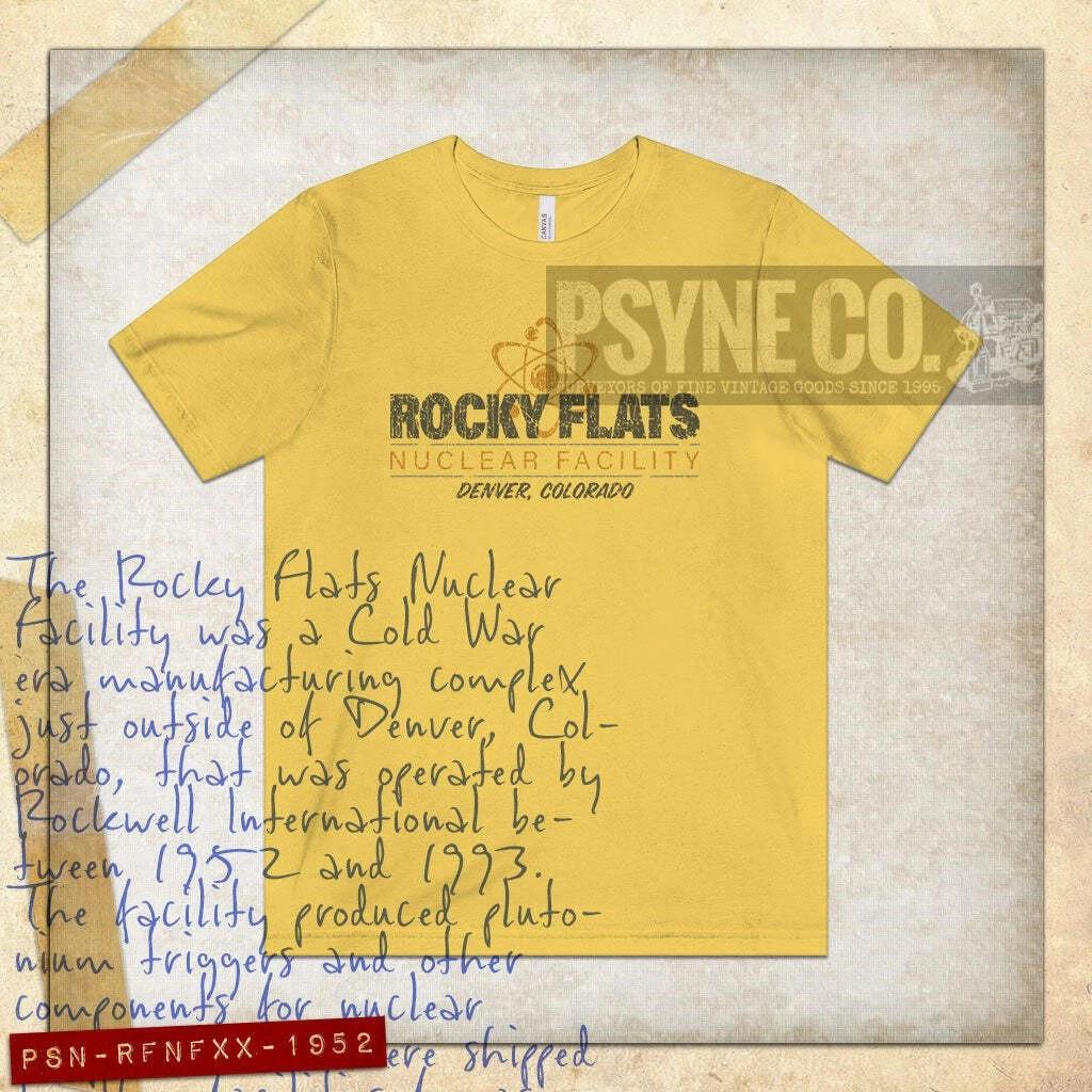 

Rocky Flats Nuclear Facility 1952 Vintage Men s T shirt 4XL