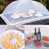 Capa de malha dobrável para alimentos, anti-mosquito, pop-up, guarda-chuva, refeição, vegetais, frutas, capa respirável, acessórios de cozinha