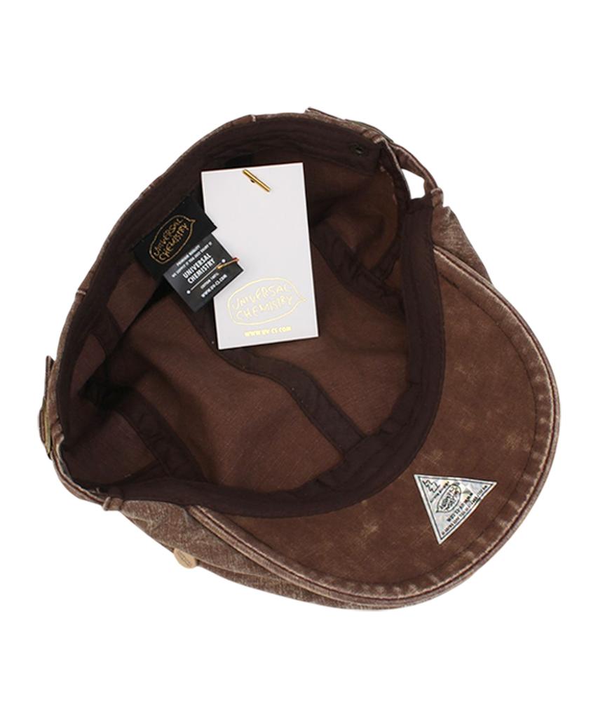 Hard Washing Logo Brown Hunting Cap