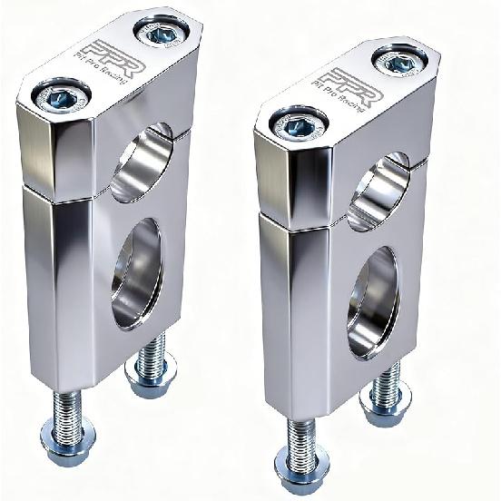 Handlebar Risers, 7/8" 22 Mm Handlebar Mount Clamp Risers Replacement For Coleman BT200X CT200U-EX MB200 50 70 125Cc XR/CRF Dirt Pit Bike (Black)