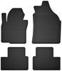 Rubber Car Mats, Set of 4, Universal For: Hyundai SantaFe III 7-seater (2012-)