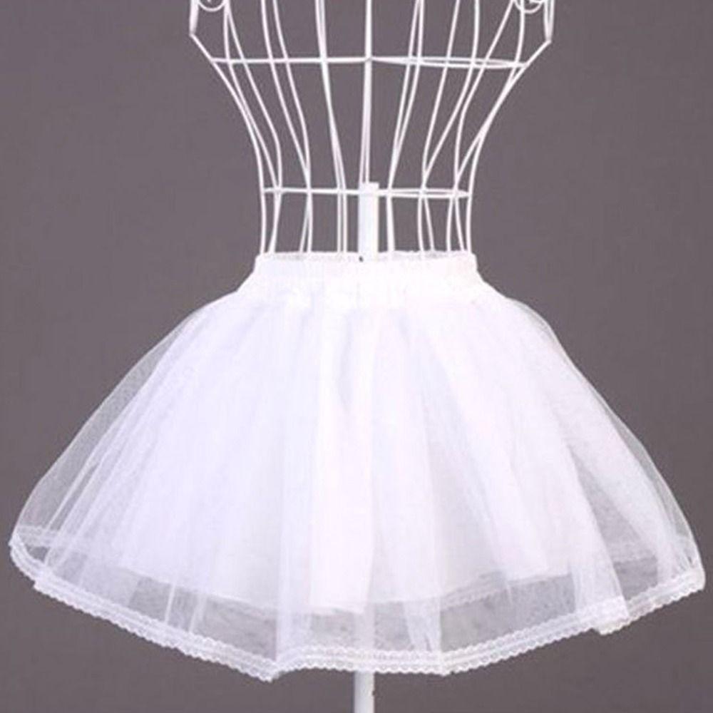 A-line Shape Underskirt Crinoline White Crinoline Skirt Fashion Flower Dress Accessories