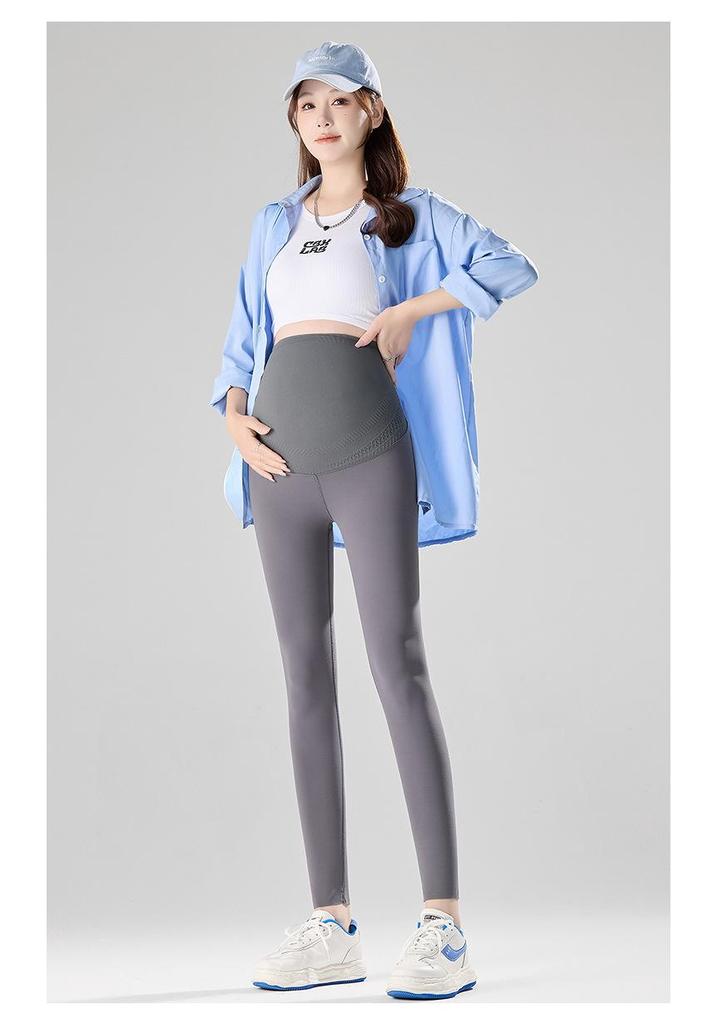 2025 Maternity Shark Pants - Spring & Autumn Yoga Base Pants