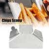 Stainless Steel Food Popcorn Chips Scoop with Handle for Commercial Restaurant UseSingle Handle