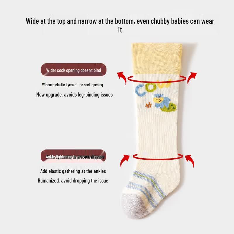 OUYUN Baby Knee-High Socks - 3-Pair Set