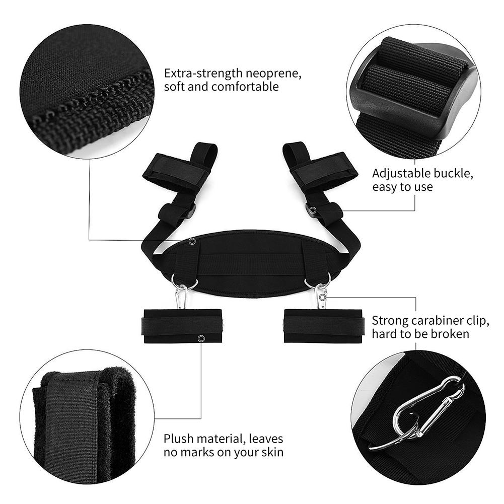 Women Sexy BDSM Bondage Door  Sex Swing Adult SM Love Game Fetish Bondage Leg Open Spreader for Women Men Couple