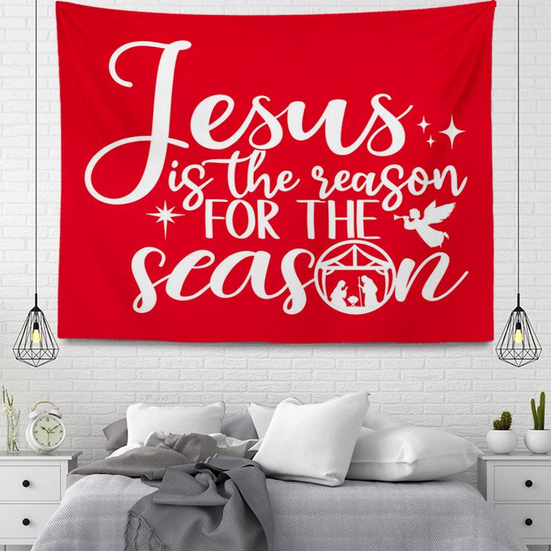 Рождественская серия Подвесной тканевый гобелен 100x75cm — фото 9