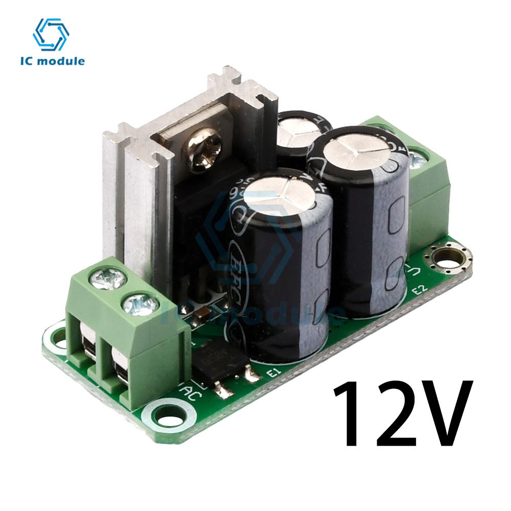 Single regulated power supply module DC 5V 6\V 9V 12V 15V 24V rectifier filter board 7805/ 7809 / 7812/7824  for Audio Amplifier