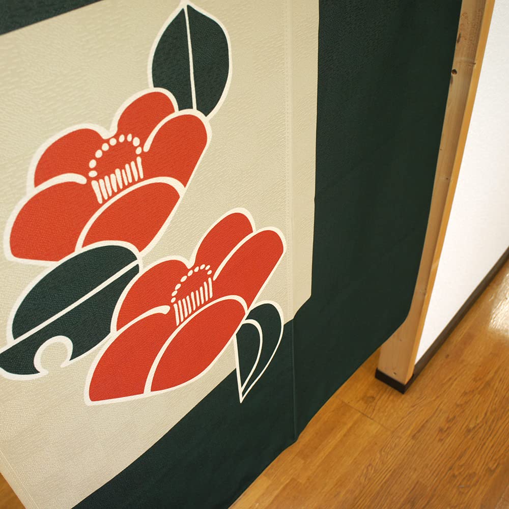 Noren Kobo Japanese Modern Japanese Privacy Kakutsubaki 85cm 150cm Special Japanese 95153 Noren, Style, Stylish, Tapestry, Curtain, Half-Mare Noren,