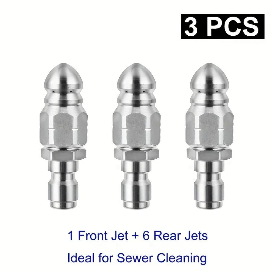 High-pressure Nozzle High-pressure Pipe Carding Nozzle - Porous Pressure Nozzle Industrial Intensity Jet Power Drainage Cleaning