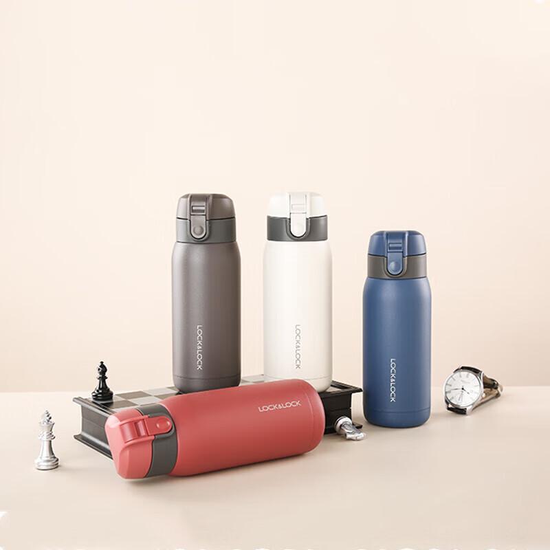 LocknLock Chubby Frosted Stainless Steel Thermos 370ml