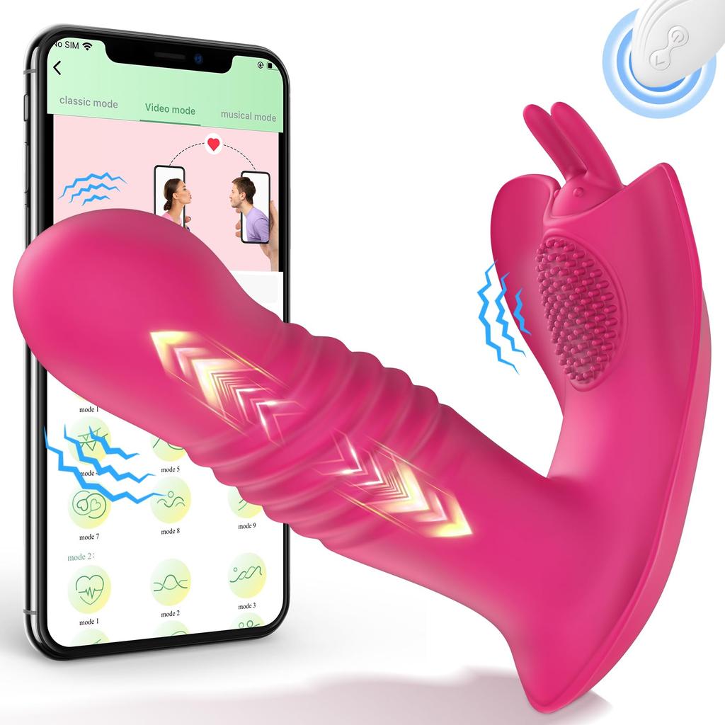 Big Thrusting Dildo For Women Remote Control Vibrator Suction Cup Automatic Telescopic Sex Toys Hrusting Vibrator With G Spot 18