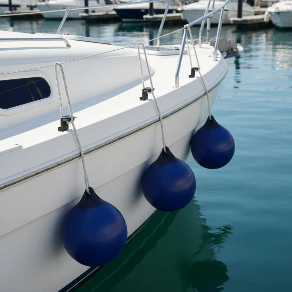 Sturdy Design Boat Marine Bumper Black Nylon Fender Clips Pontoon Mount  Marine Environment