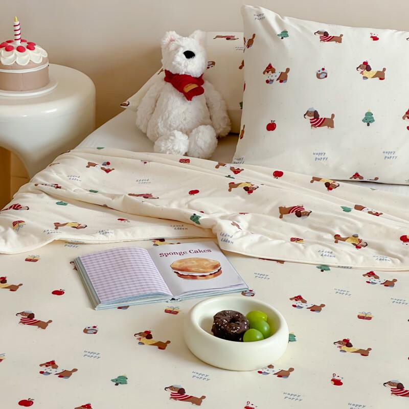 Brangdy Cartoon Gestrickte Baumwolle Sommerdecke