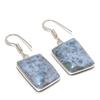 Natural Tree Agate Gemstone 925 Sterling Silver Jewelry Earring 1.58" AE-12483