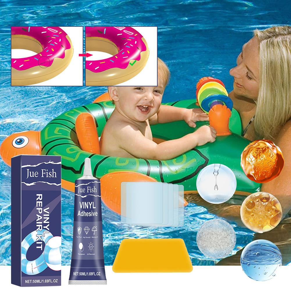 Air Mattress Patch Kit Transparent Inflatable Patch Repair Kit Heavy Duty Inflatable Repair Kit for Swimming Ring Hot Tubs China Mainland