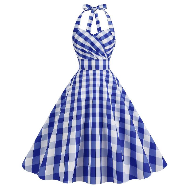 JPNTKY Fashion Summer Spring Sleeveless V-Neck Casual Dresses