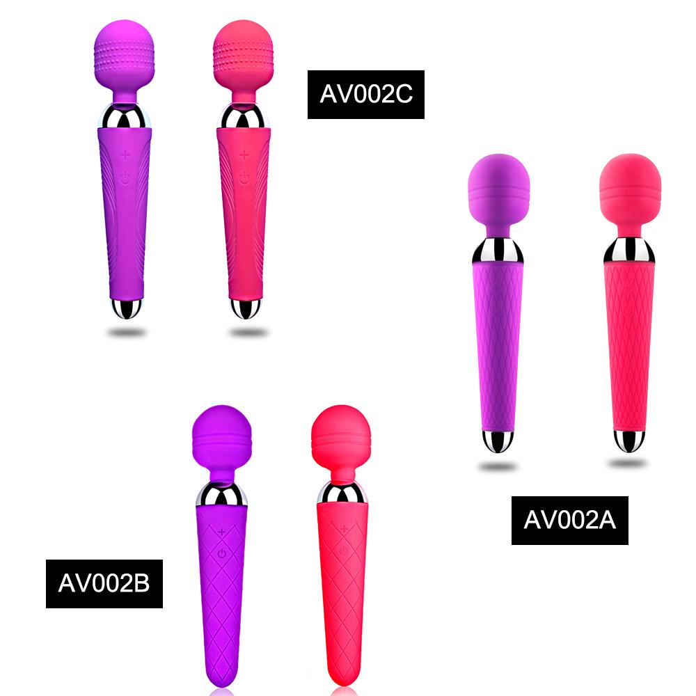Wireless Dildos AV Vibrator Magic Wand for Women Clitoris Stimulator USB Rechargeable Massager Goods Sex Toys for Adults