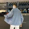 Amerikaanse High Street Denim Jas Heren Trendy Merk Grote Zak Tooling Casual Jas Retro Veelzijdig Losse Top