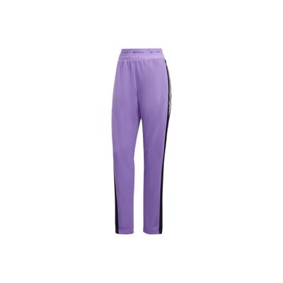 Side Stripe Printed Casual Sports Pants Women Pants Purple HY3849