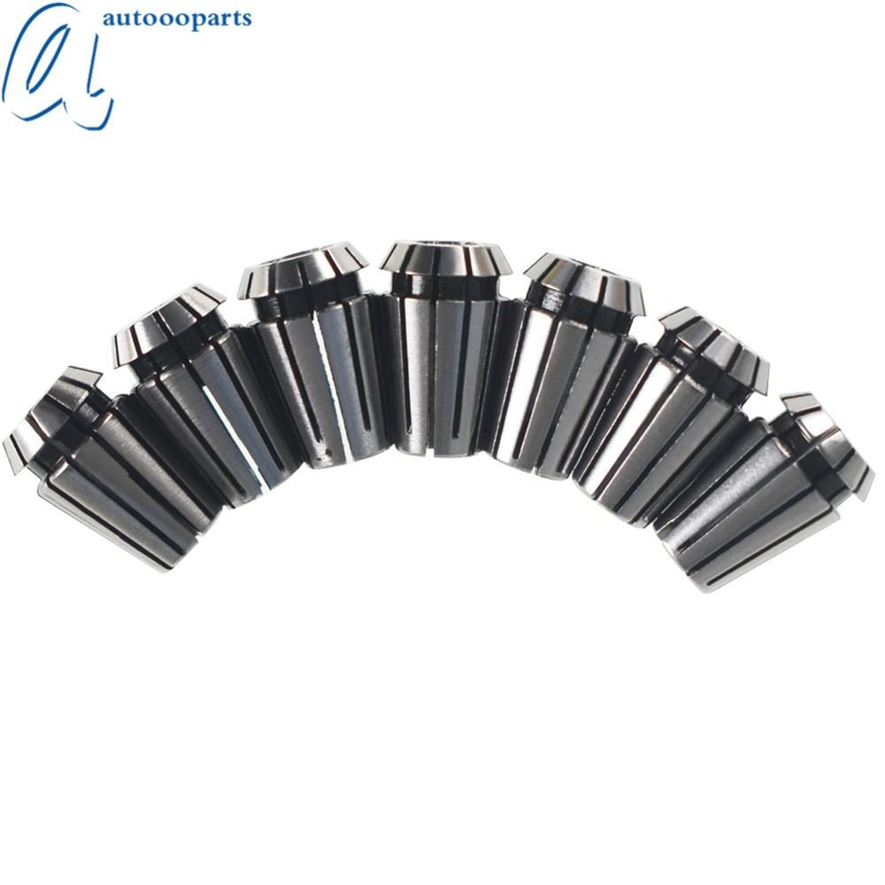 7Pcs ER11 Spring Collet 1/16"-1/4" For CNC Milling Lathe Tool Engraving Machine