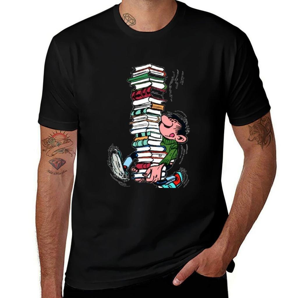 Gaston Lagaffeessentiel T-Shirt Cotton T Shirt Man Man T Shirt Heavy Cotton T-Shirt