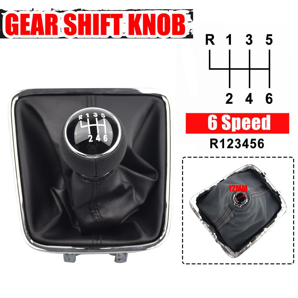 For VW Golf Plus 2005-2014 Tiguan 5N 2007-2011 Sharan 2011-2016 Seat Alhambra 2011-2015 MT 5/6 Speed Gear Shift Knob