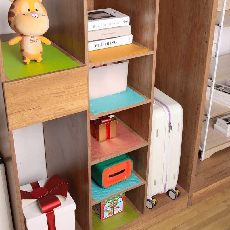 4Pcs Cuttable Drawer Shelf Liner Mat Waterproof Anti Slip Dustproof Cabinet Refrigerator Pad Table Mat For Kitchen Home Storage