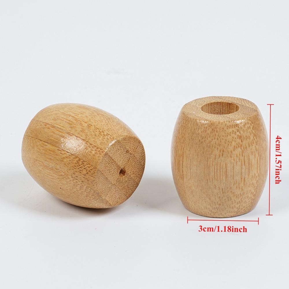 Bamboo Toothbrush Holder Wooden Toothbrush Stand Bathroom Organizer for Makeup Brush Holder Pen Container Bathroom Accessories