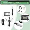 AB34-Combo Digital Combination Temperature& PH Meter, Aquarium Thermometer With Automatic Calibration Function, PH Monitor Syste